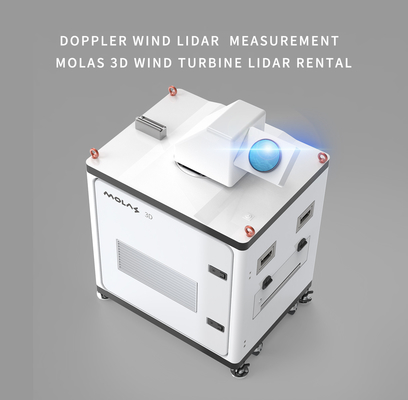 Misura locativa di lidar del vento di doppler di lidar del generatore eolico dei pesci luna 3d