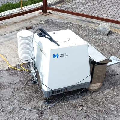 Doppler coerente 12 strati laser pulsato Lidar del vento 220VAC Azionato 1Hz Tasso di campionamento 60W Potenza