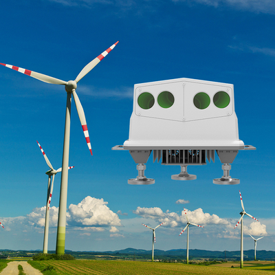 NL750 Campo eolico Lidar Range 50m-750m e Direzione del vento Range -180°-180° per l'Energia Rinnovabile