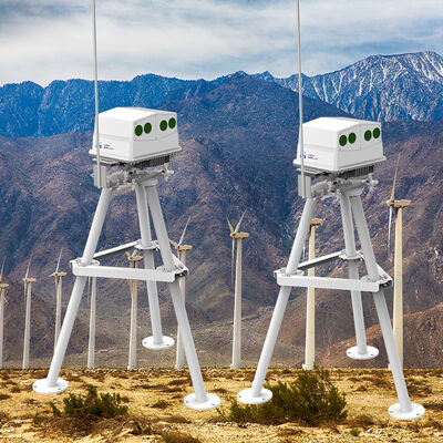 Lidar montato su navicella certificato IP65 che fornisce una portata da 70 a 750 m NL750 e peso della testa ottica limitato a 17,5 chilogrammi