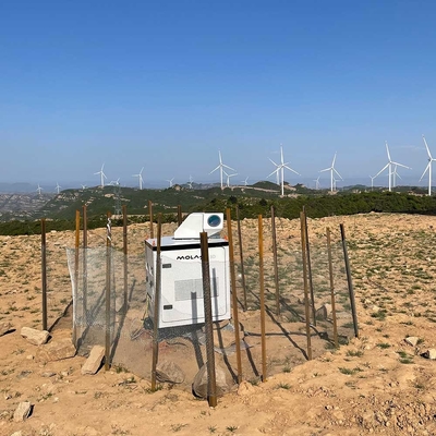 Il doppler di lidar del vento di terra del NTP GPS di Modbus TCP irradia l'oscillazione