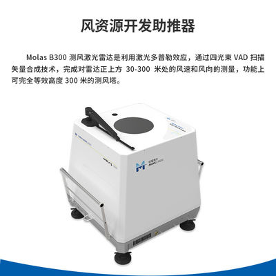 buy Lidar del vento Doppler coerente laser pulsato con 0~75m/s Velocità del vento online manufacture