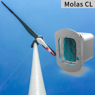 comprare Intervallo di temperature di sopravvivenza da meno 45°C a più 65°C Lidar per la misurazione del vento con grado di protezione IP65 e resistenza alla luce ambientale di 100 Klux Progettato per il monitoraggio del vento online manufacture