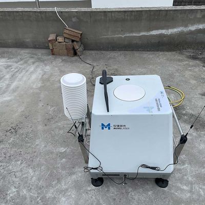 buy Livello di altezza di lidar 300m del vento di doppler di lidar del vento dei pesci luna B300 12 online manufacture