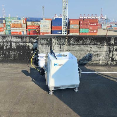 comprare 0-360 i dati ASCII di misura di velocità del vento del laser della direzione di grado formattano il lidar del vento online manufacture