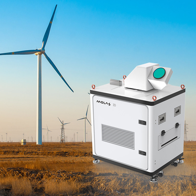Lidar Doppler a lungo raggio con accuratezza IP65 programma di scansione della casa e 15 km di raggio di rilevamento