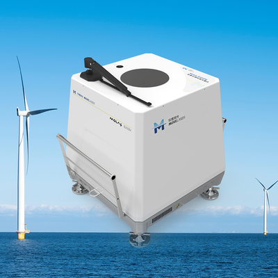 Sistema di telerilevamento lidar per turbine eoliche per l'analisi delle prestazioni dei parchi eolici