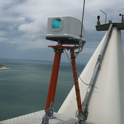 Lidar di misura del vento di Movelaser del sistema LIDAR del vento della carlinga di IP65 IP66