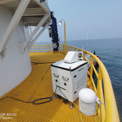 Accuratezza radiale 0.1m/S di misura di velocità del vento di lidar del vento 3D di DP di Profibus